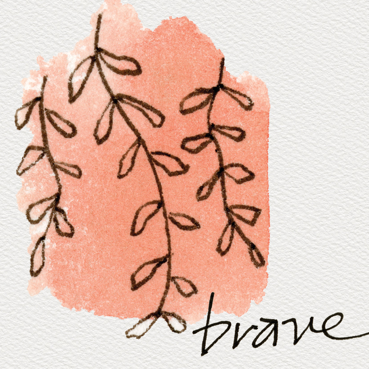 Floral Doodles Brave