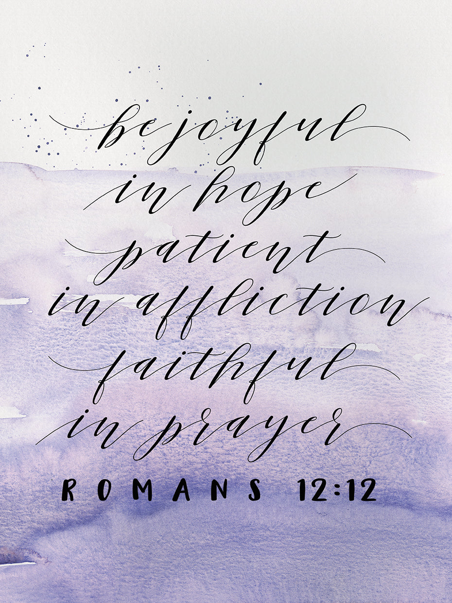Be Joyful in Hope…