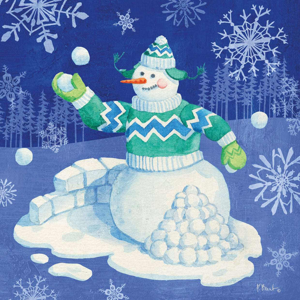 Snow Fun VII – Blue