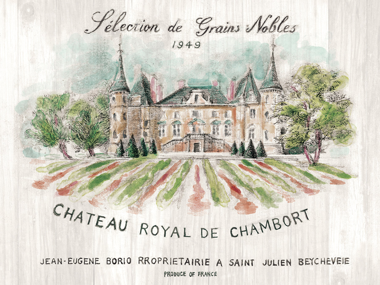 Chateau Chambort on Wood Color