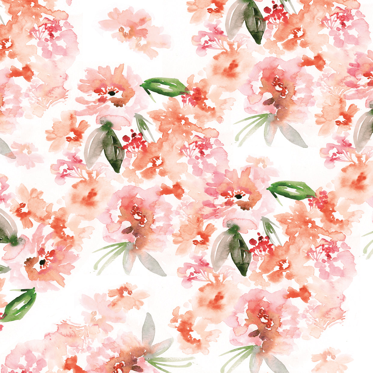 Peach Floral