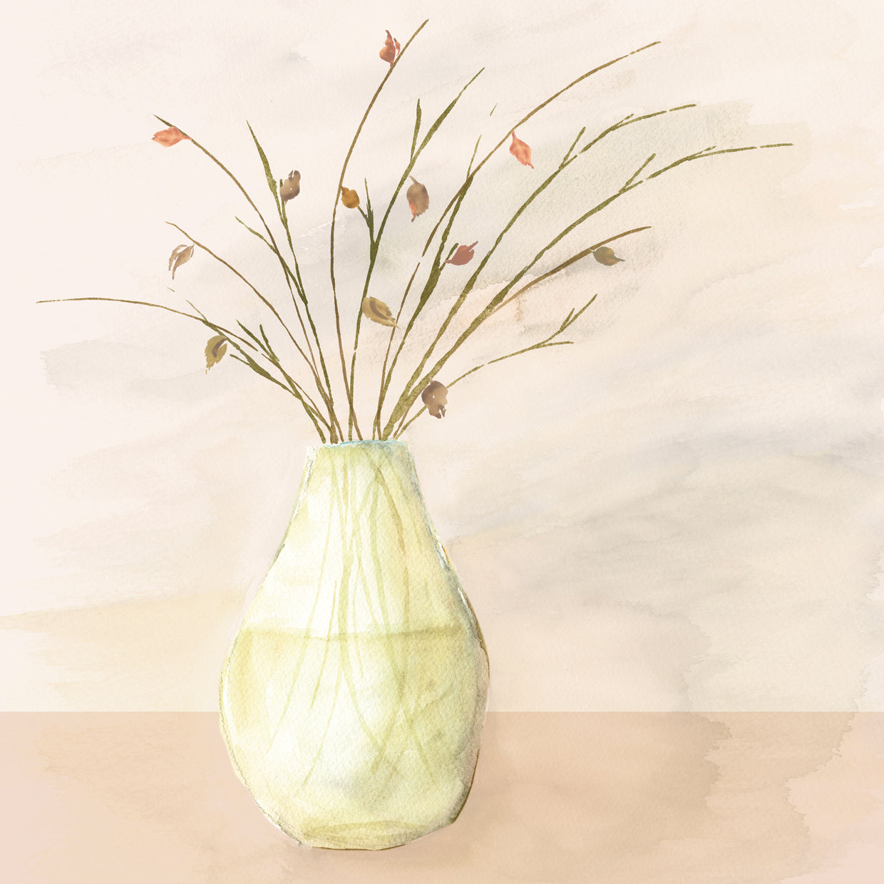 Ancient Autumn Dried Grass