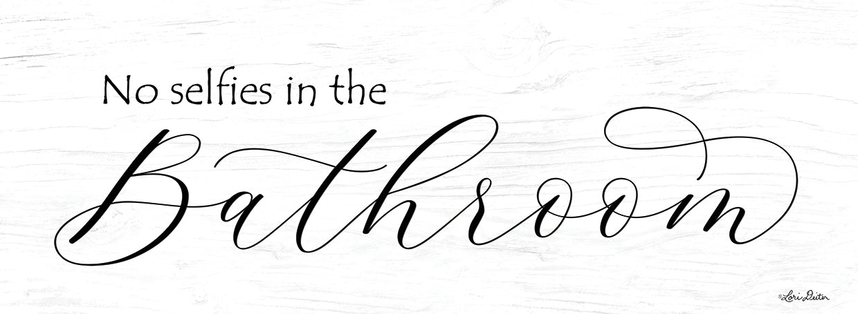 No Selfies in the Bathroom