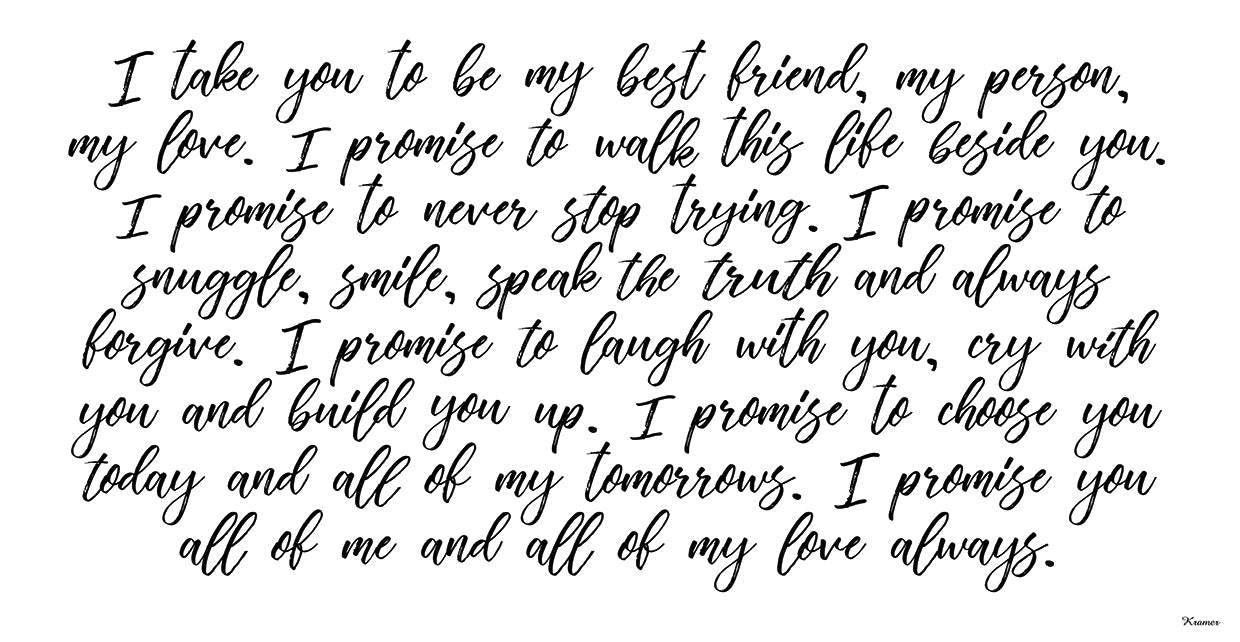 My Vow to You