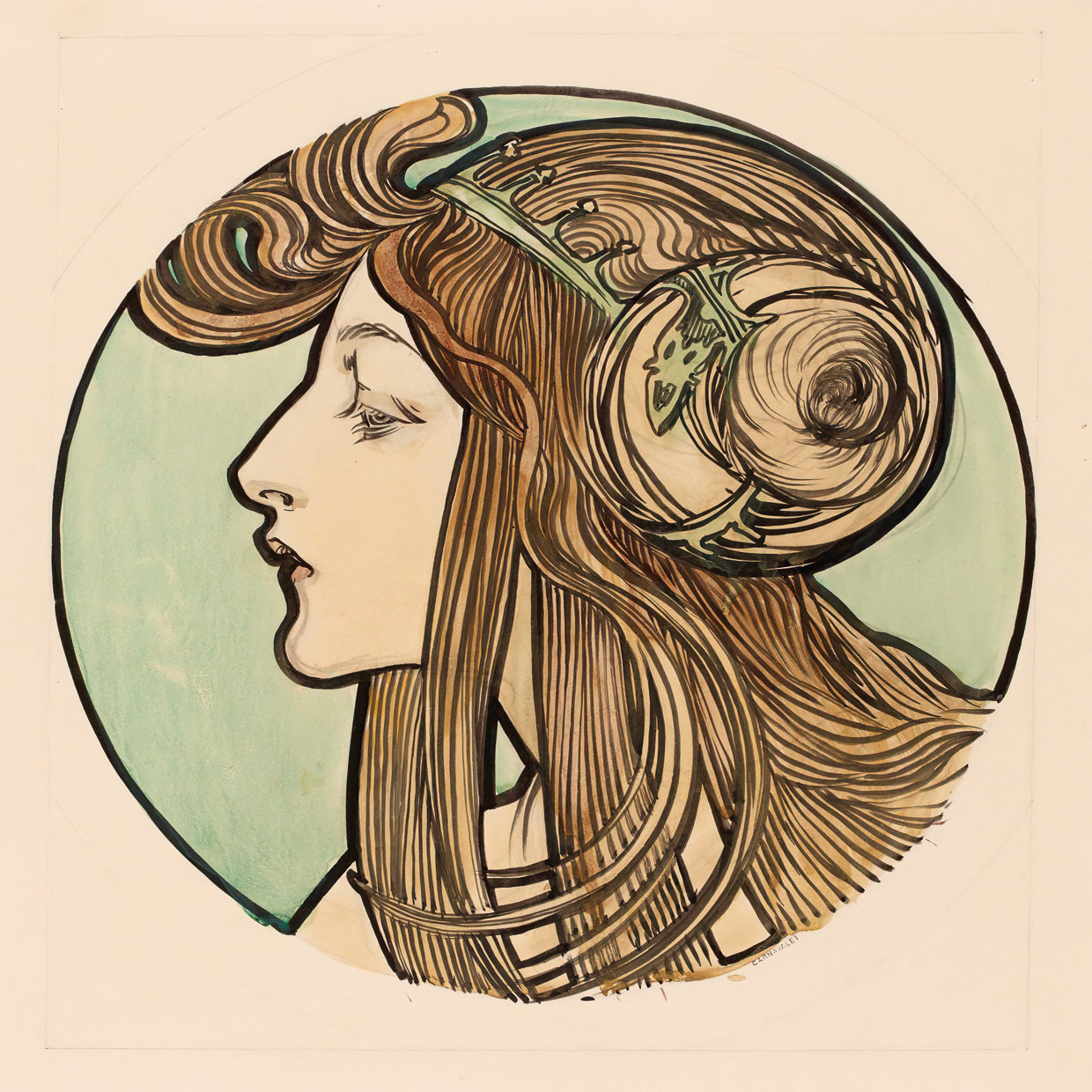 Vitrail pour la façade de la boutique Fouquet III