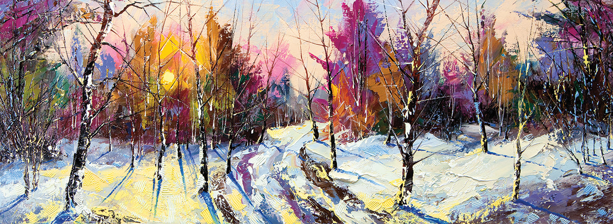 Wooden Winter Sunset