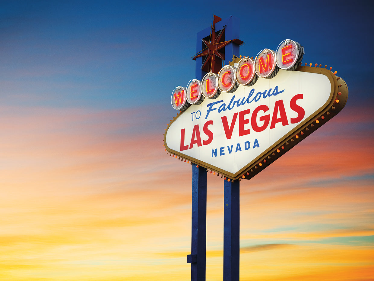 Famous Vegas Sign at Sunset