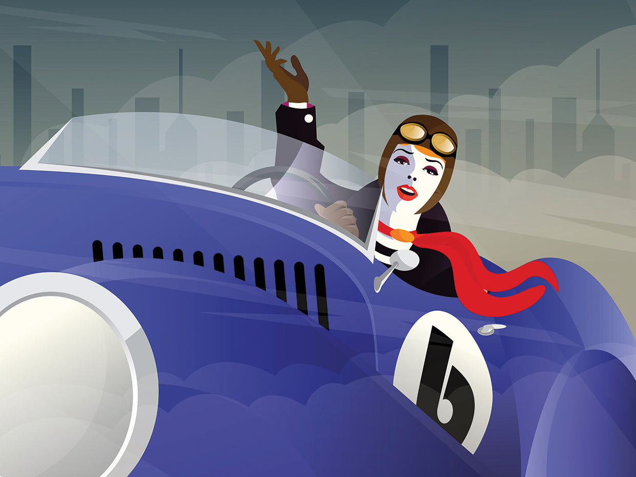 She's An Art Deco Racer