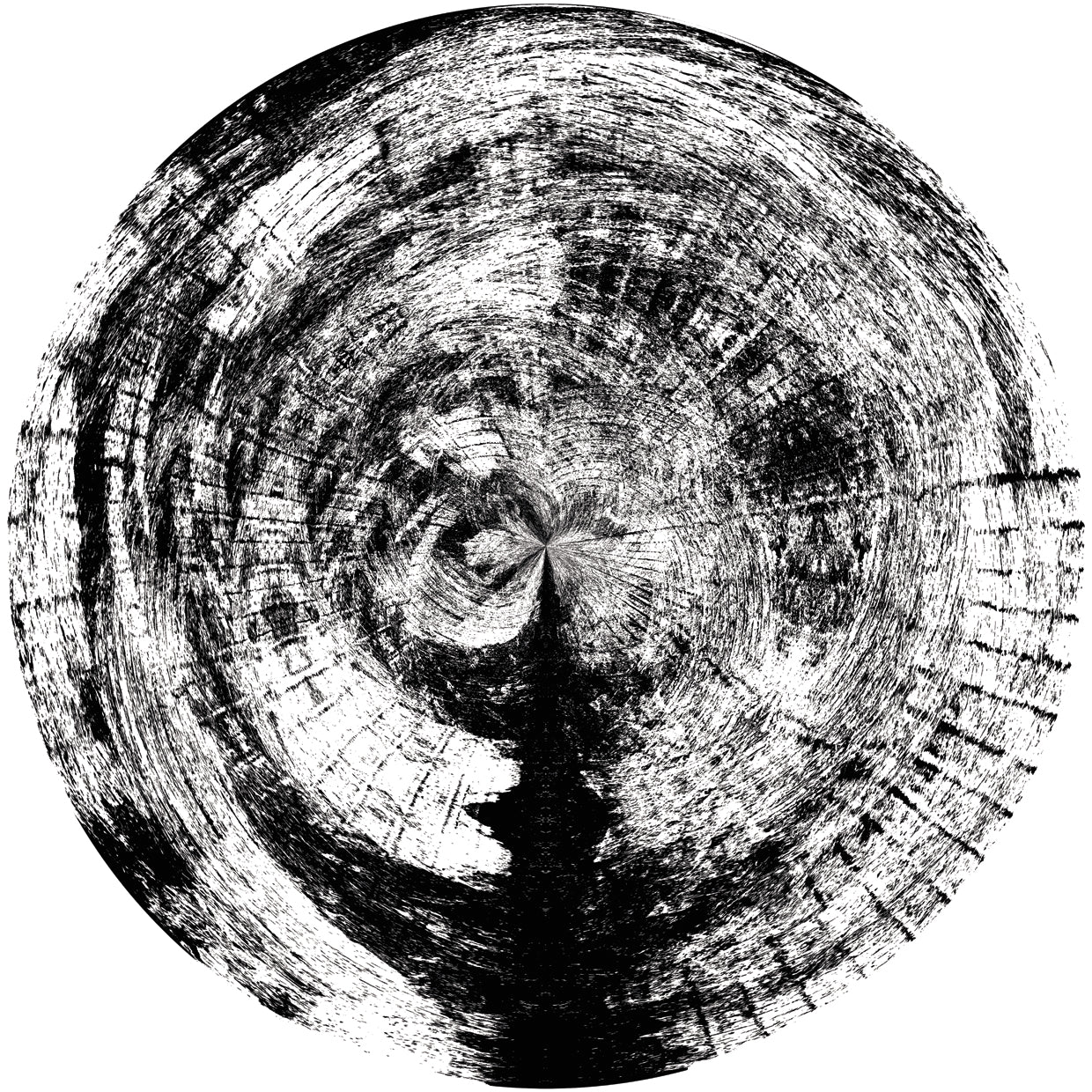 Black and White Wooden Pattern 4