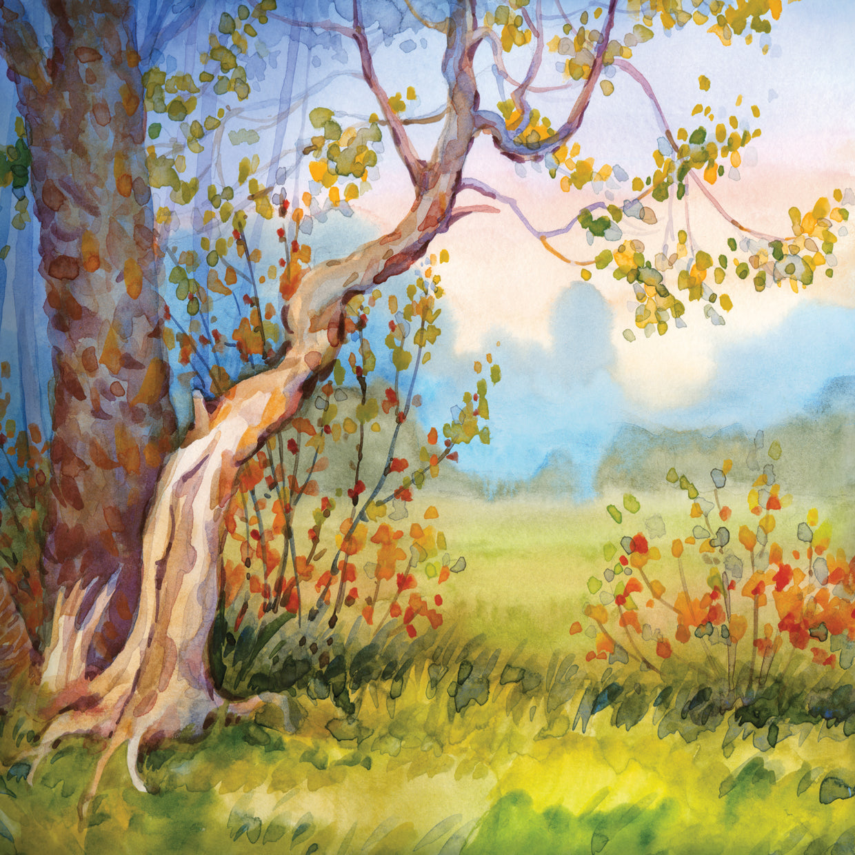 Bright Green Grassland