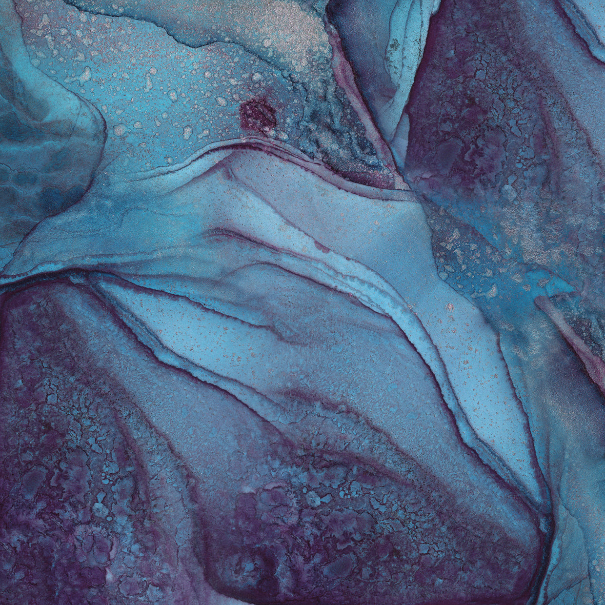 Purple and Blue in Abstract