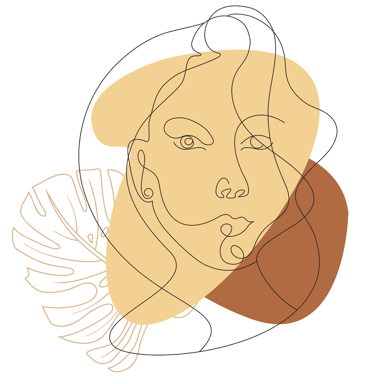 Abstract Facial Artwork