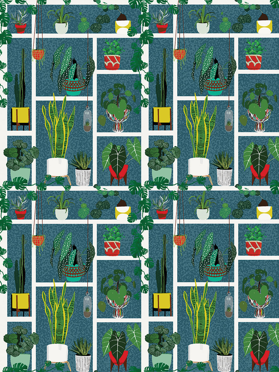 Plant Living Modular Pattern