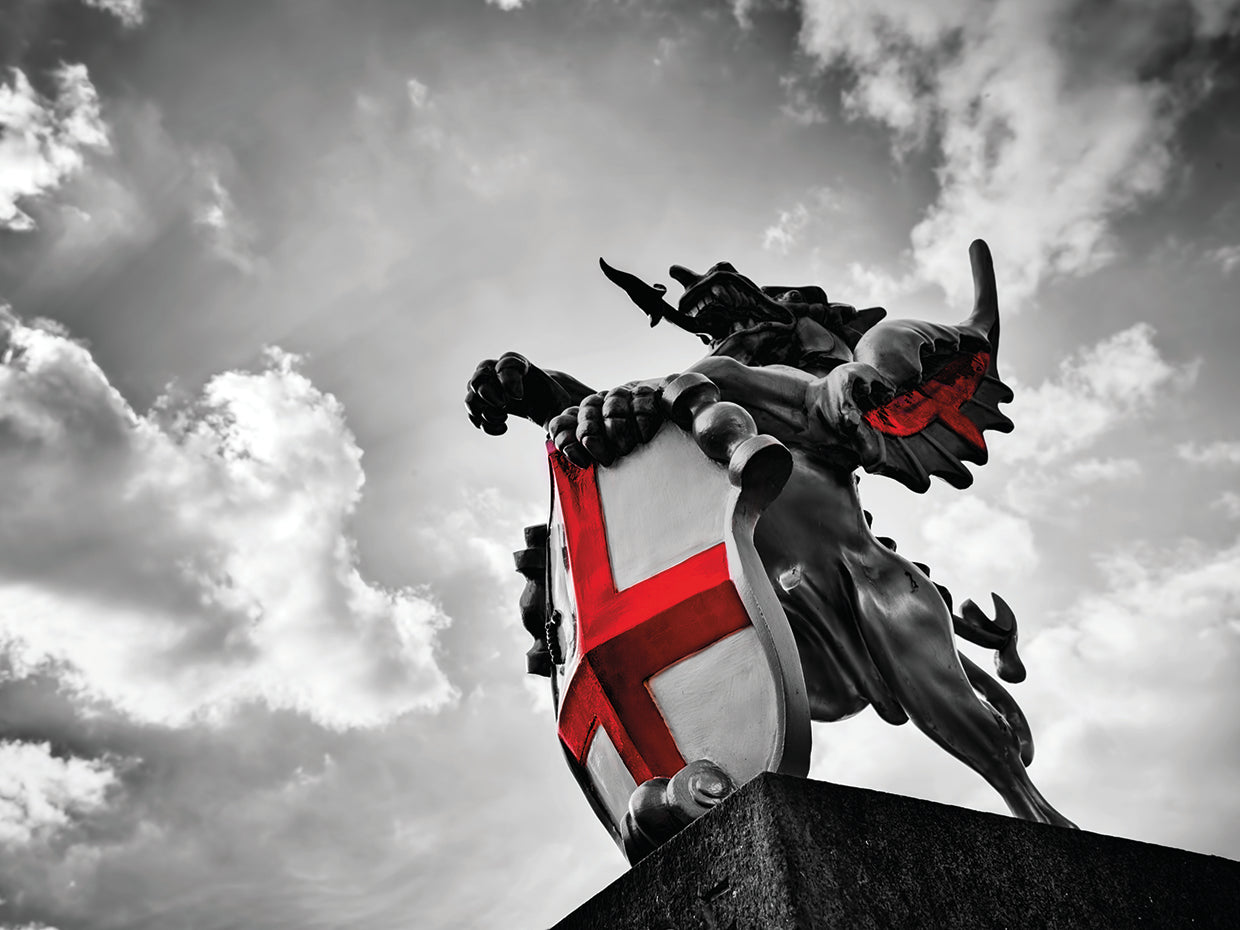 Estatua de Londres Lienzo