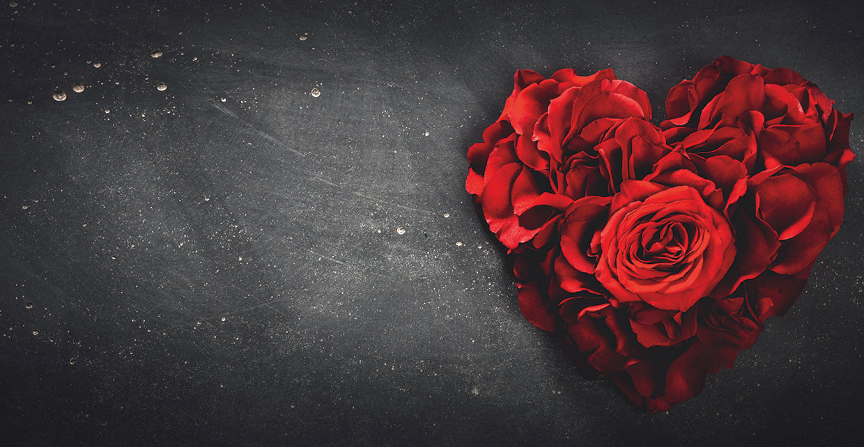 Rosa corazon 2 Lienzo