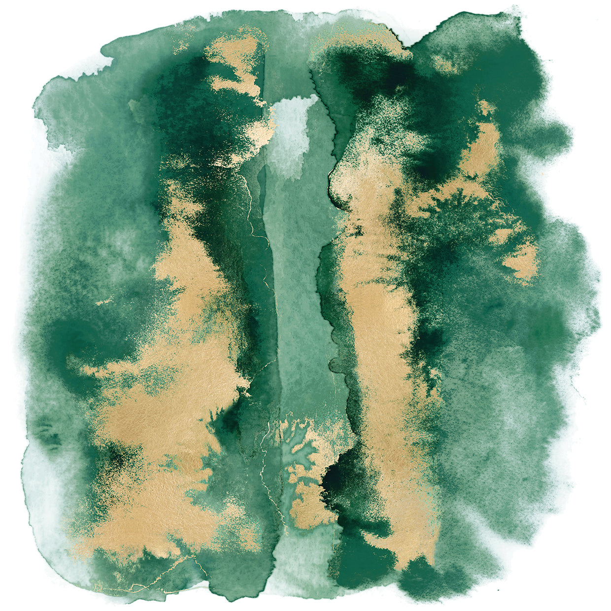 Emerald Mist with Gold I