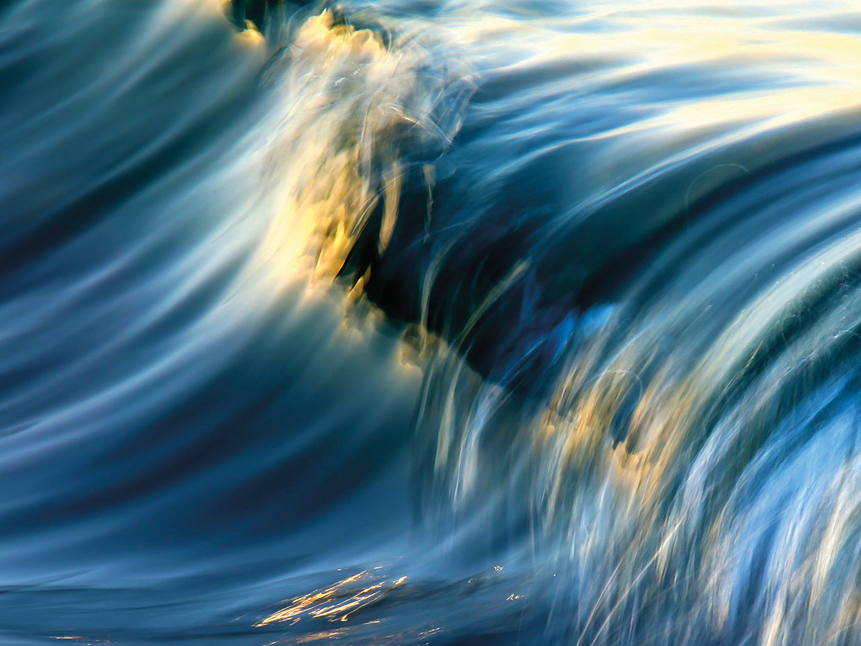 Blue and Yellow Waves