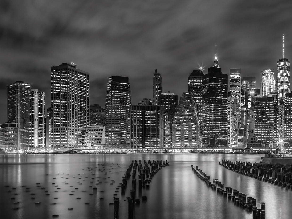NEW YORK CITY Monochrome Night Impressions