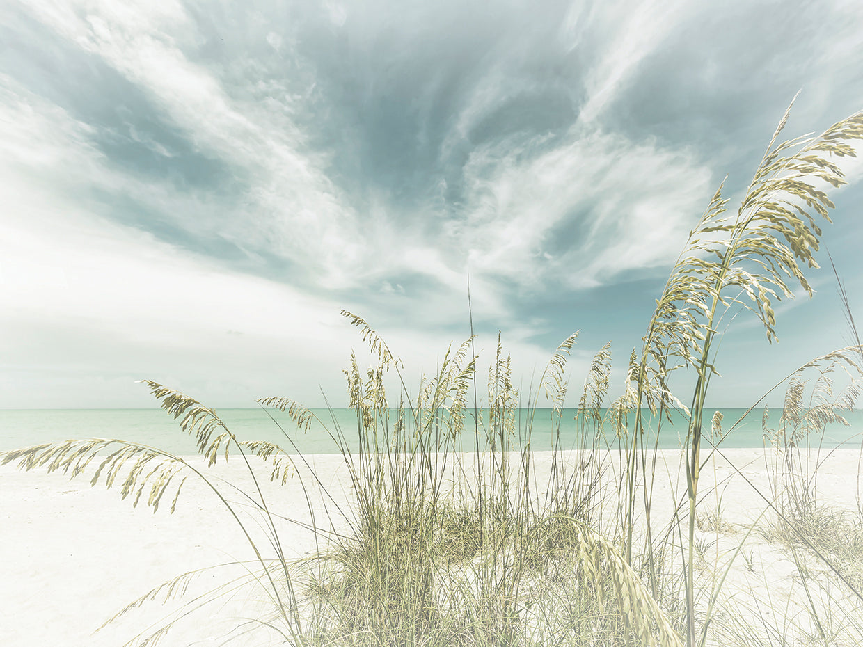 Heavenly calmness on the beach