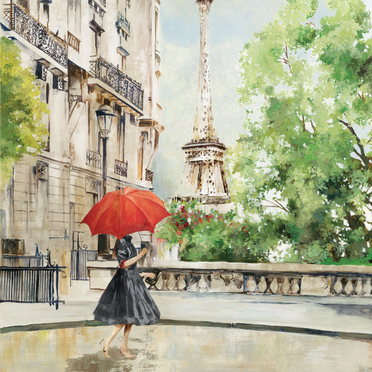 Paseo por París Lienzo