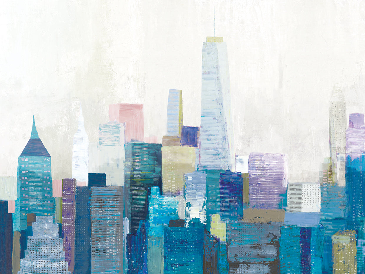 Vida de la ciudad II Lienzo