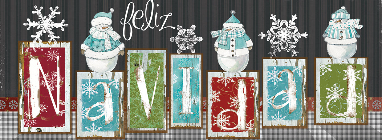 Bloques de navidad Lienzo