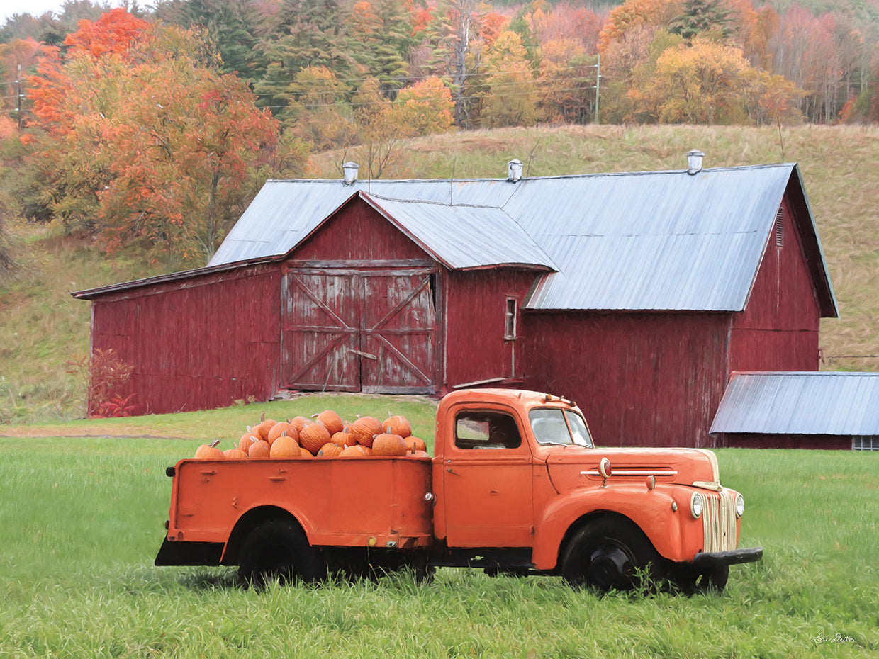 Orange Pumpkin Truck