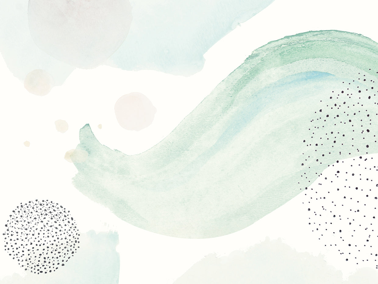 Turquoise Dotted Waves