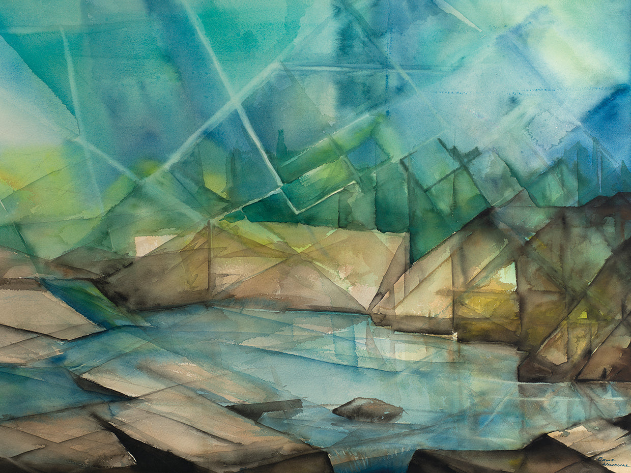 Sun Streaming Down On Lake