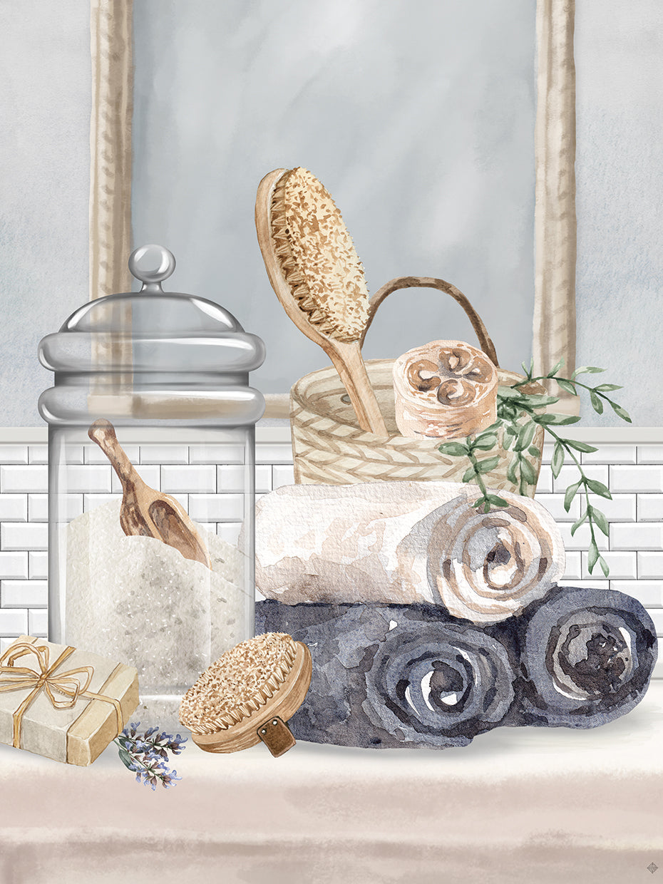 Simple Living Bathroom 10