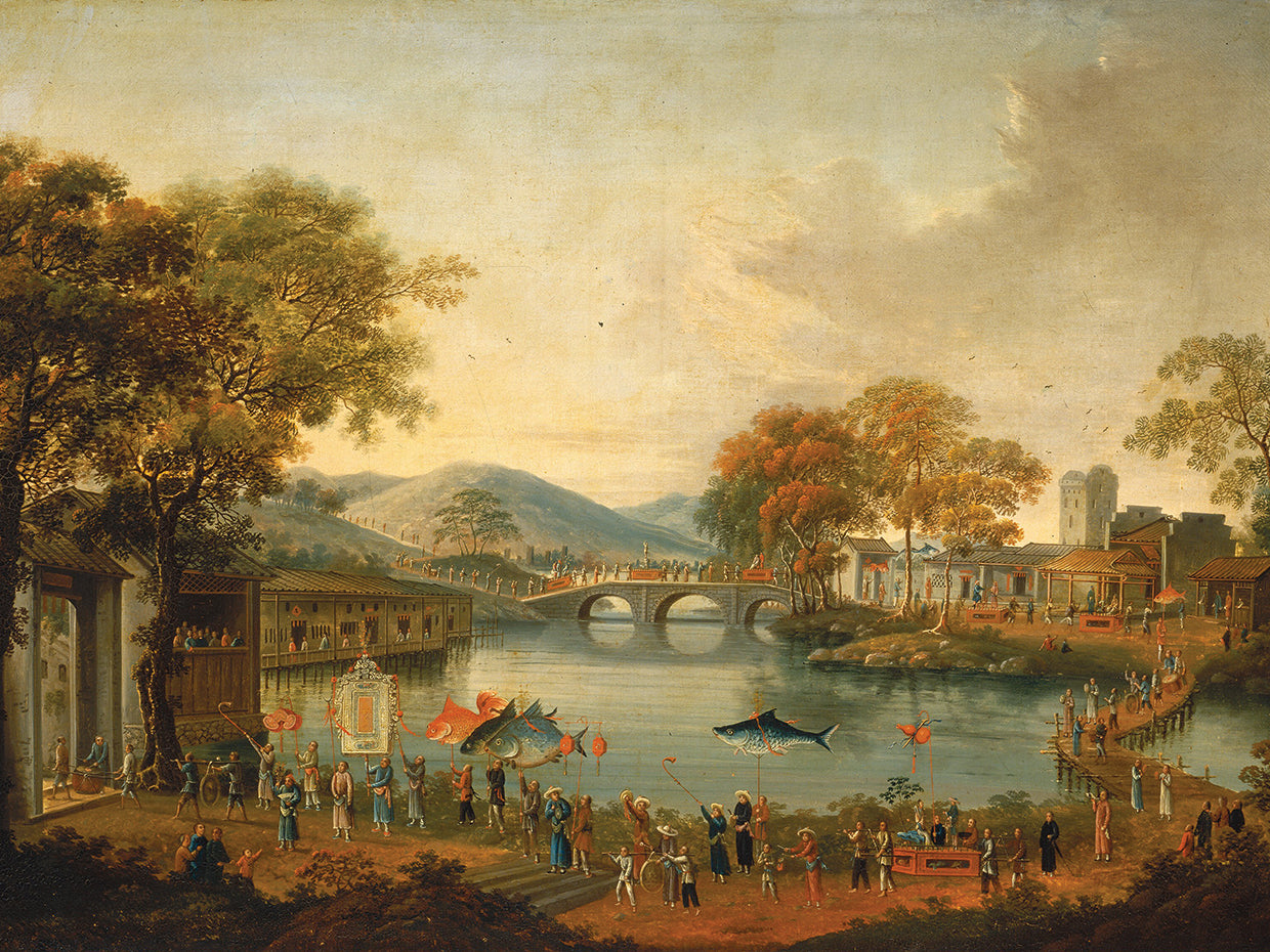 Procession by a Lake, 19th century