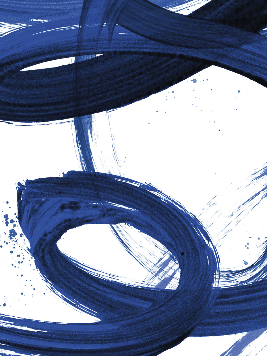 Bucles abstractos III Lienzo