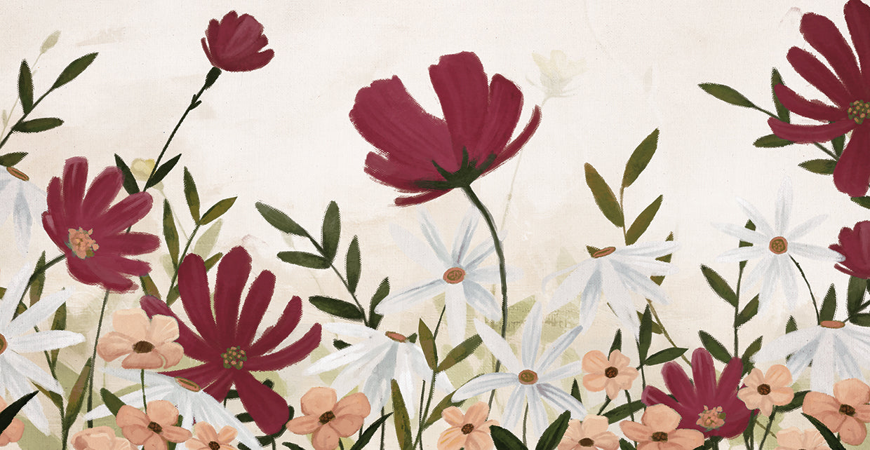 Warm Wild Flower Field