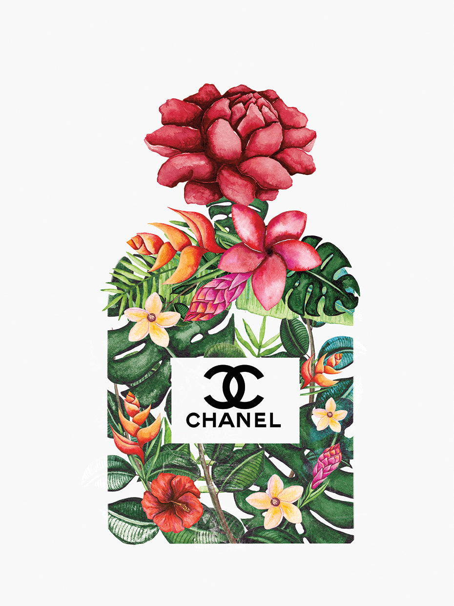 Glam Greenery Perfume Bottle II