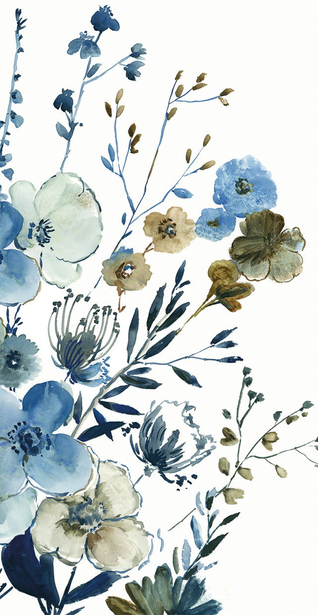 Blue Blossoming Garden I