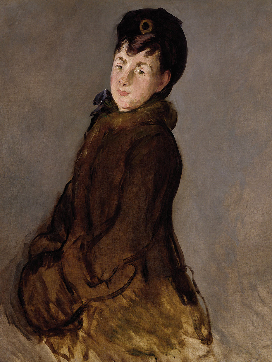 Portrait of Isabelle Lemonnier with a Muff (About 1879-80)