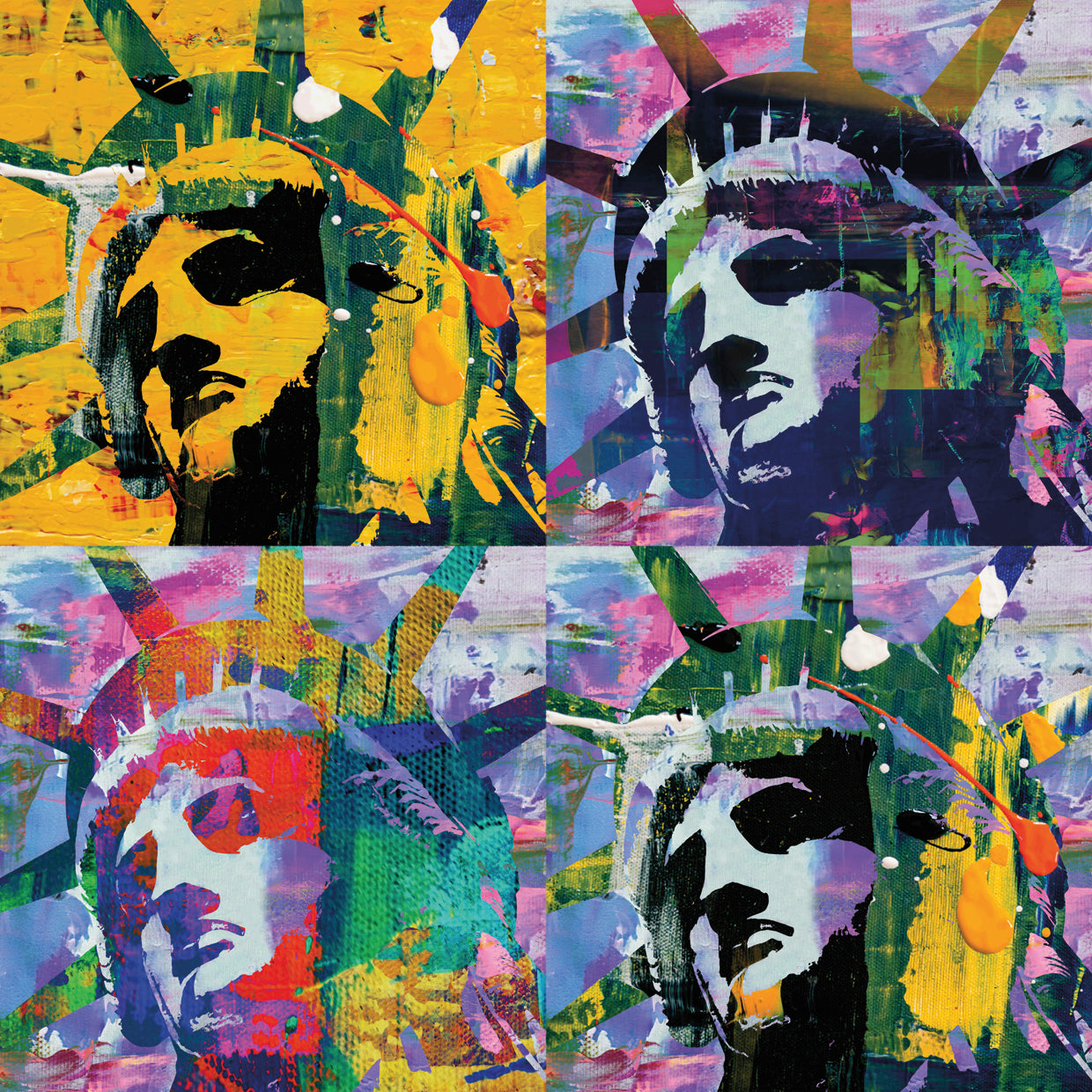 Pop Lady Liberty Quad