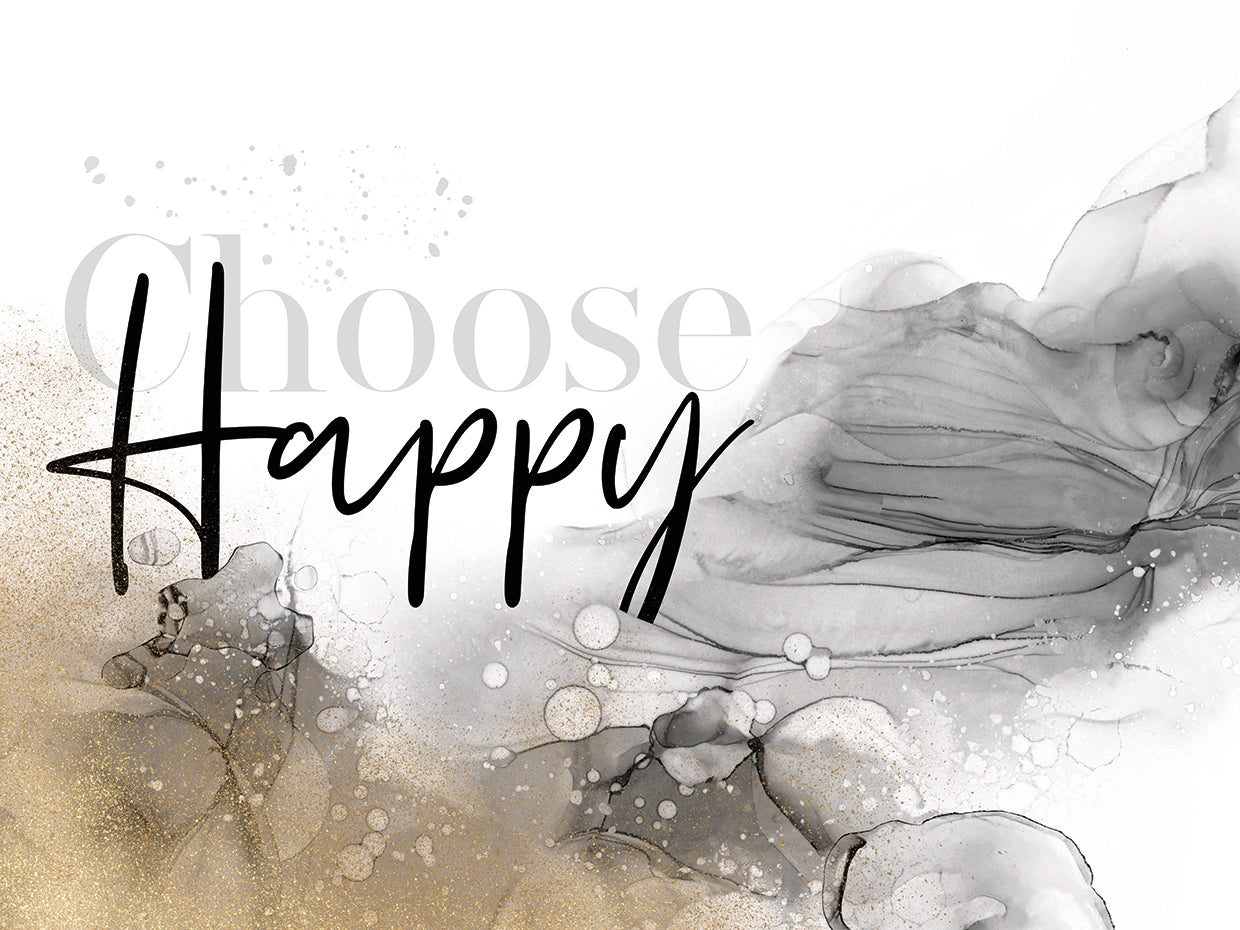 ALCOHOL INK Choose happy