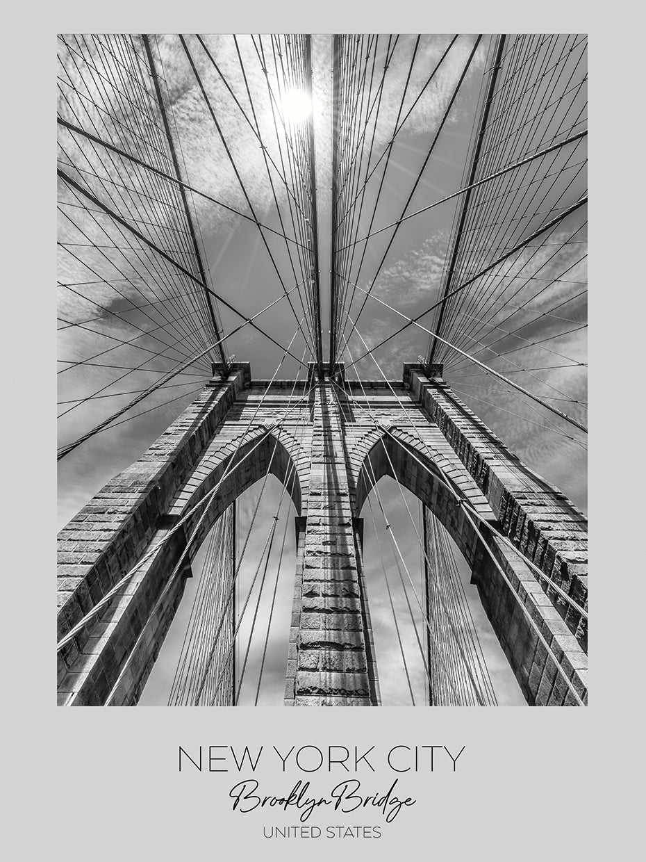 In focus: NEW YORK CITY Brooklyn Bridge in detail