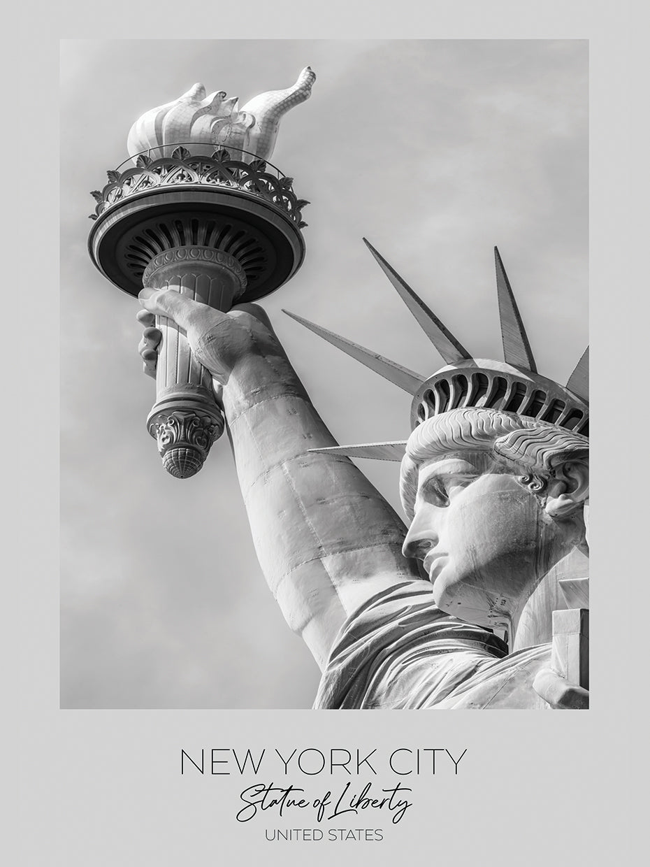 In focus: NEW YORK CITY Statue of Liberty in detail