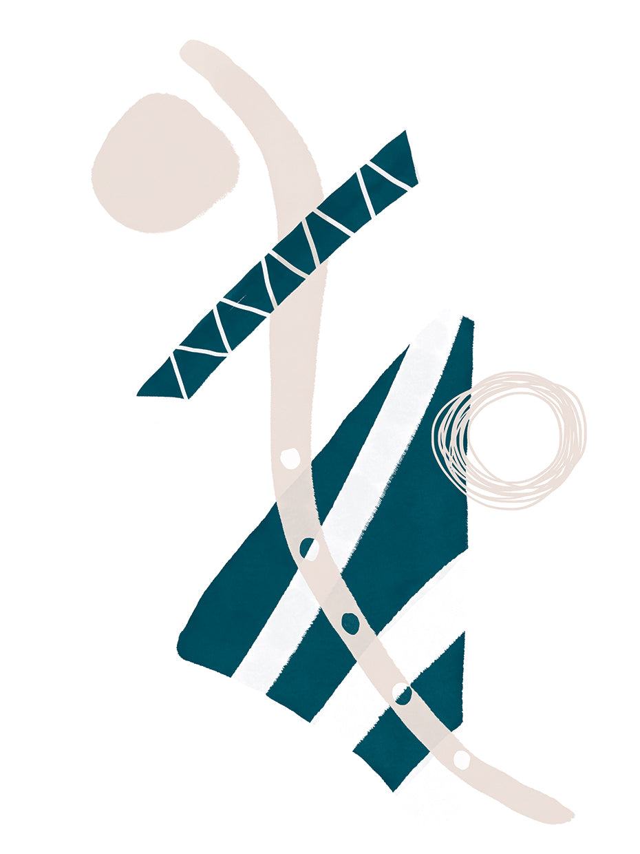 Abstract inky shapes no. 7 - Fun