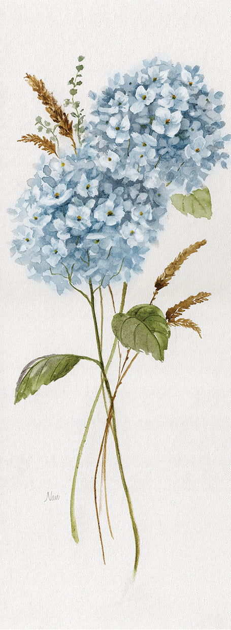 Petite Blue Hydrangea I Canvas Print