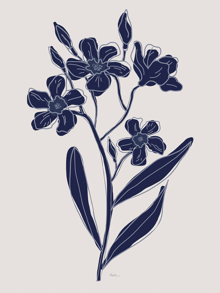 Indigo Botanical Study II