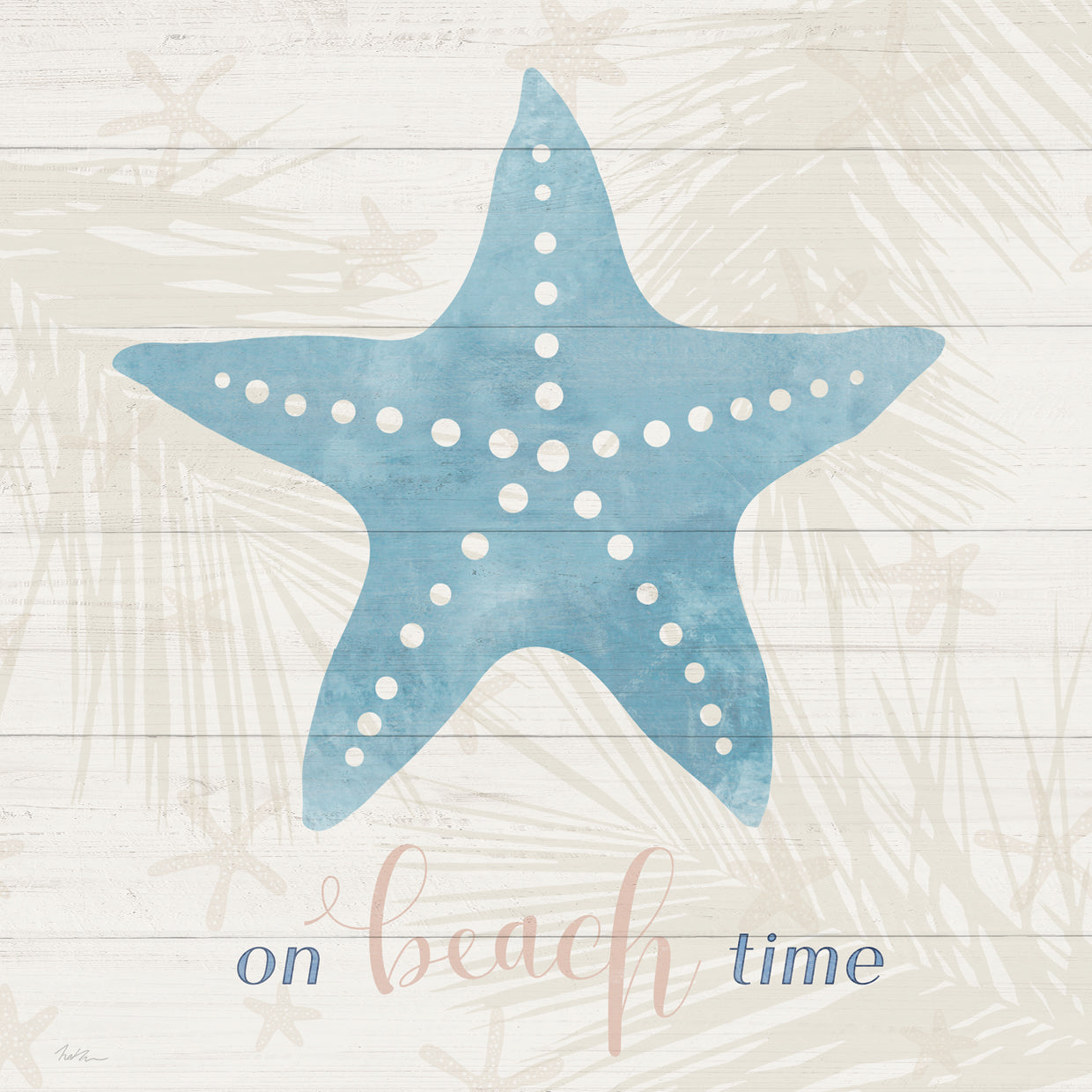 On Beach Time Starfish