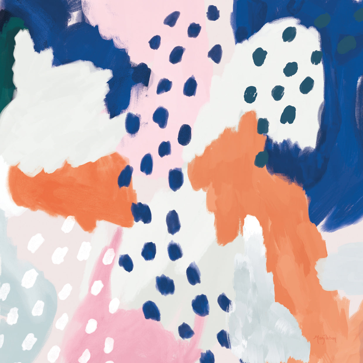 Royal Blue Life I Crop