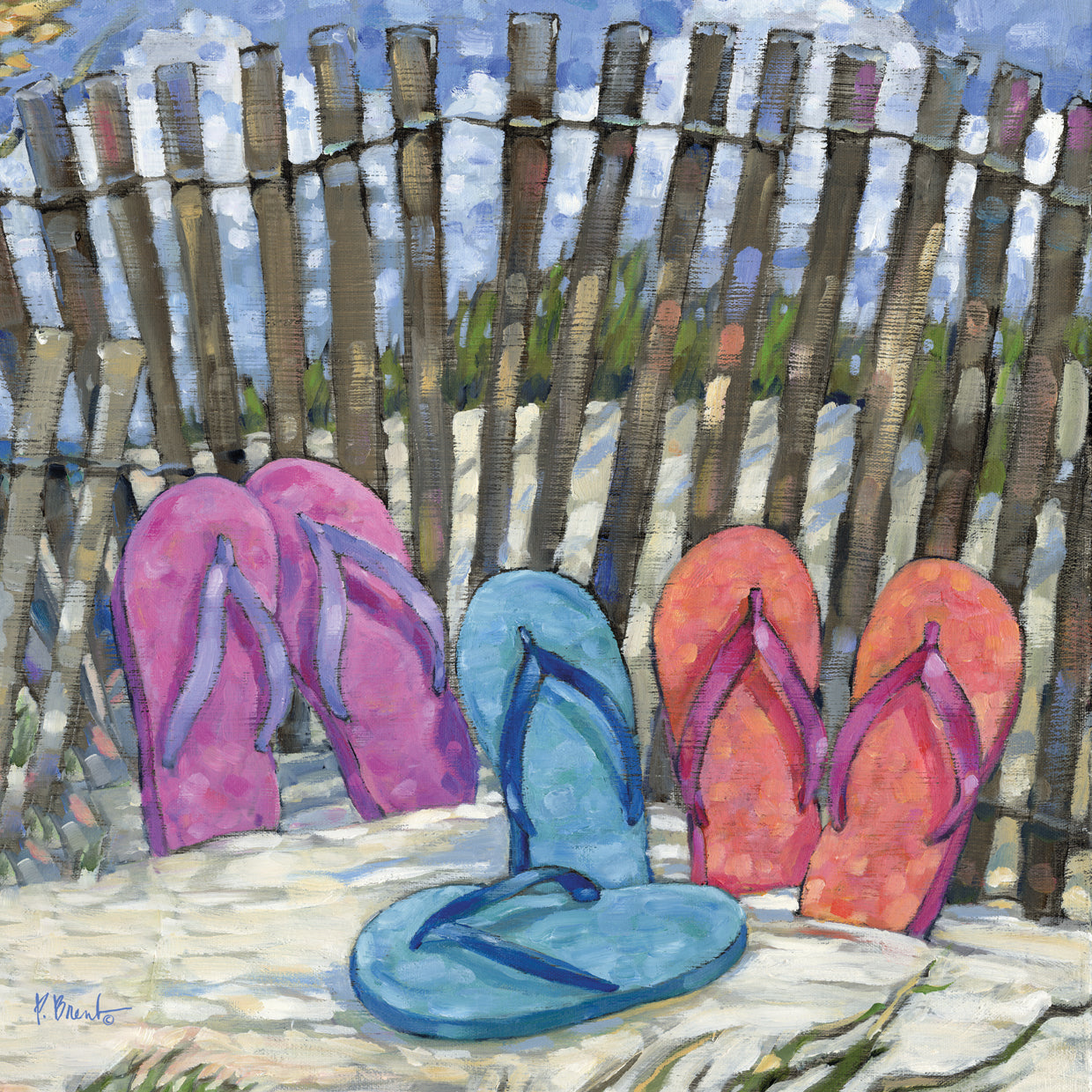 Impressions of Flip Flops Square II