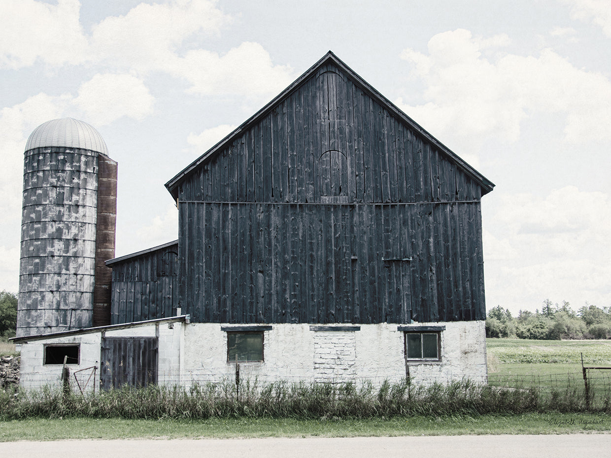 Weathered III Navy Wood