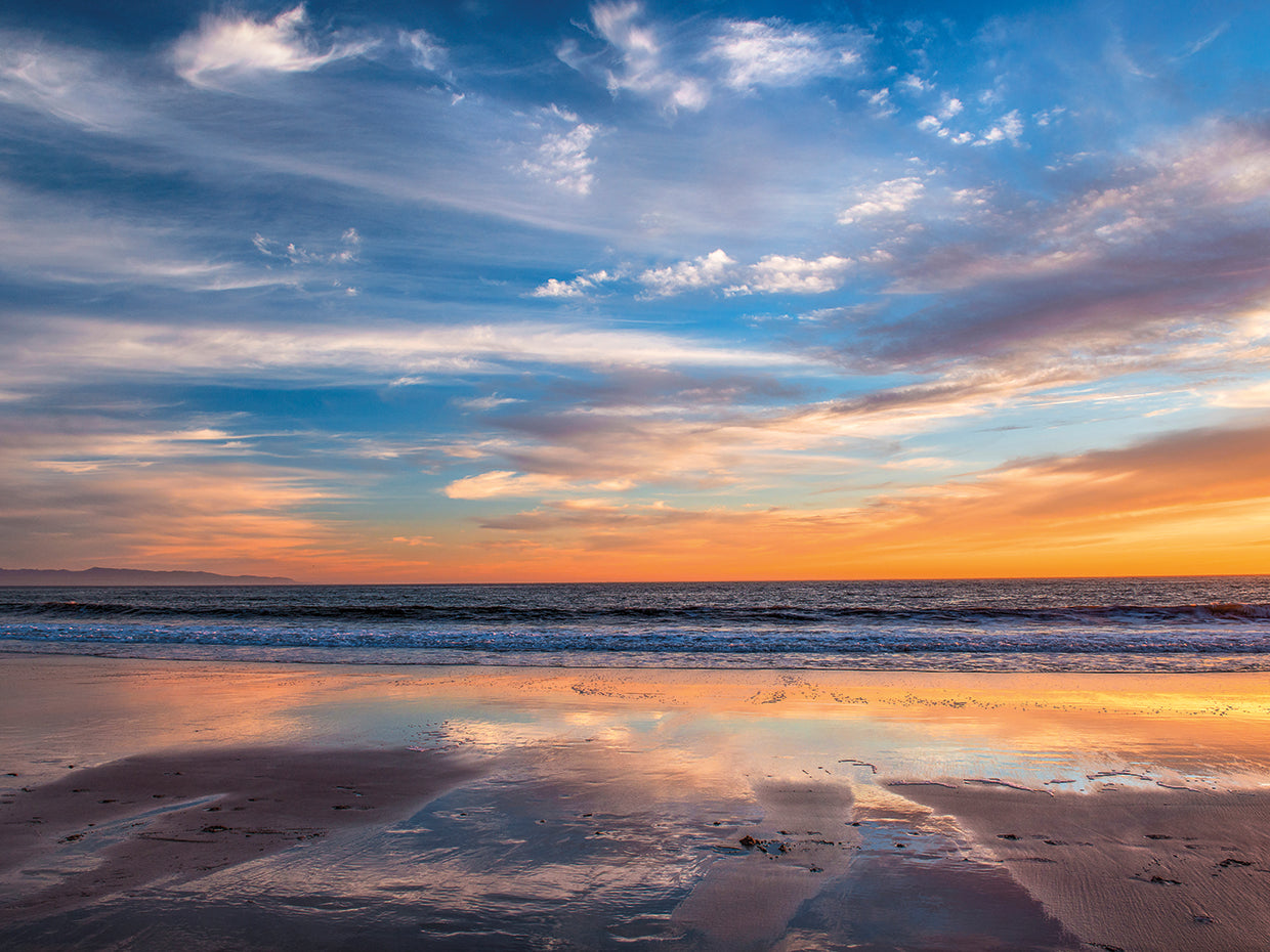 Cloud Reflections Twin Lakes Beach