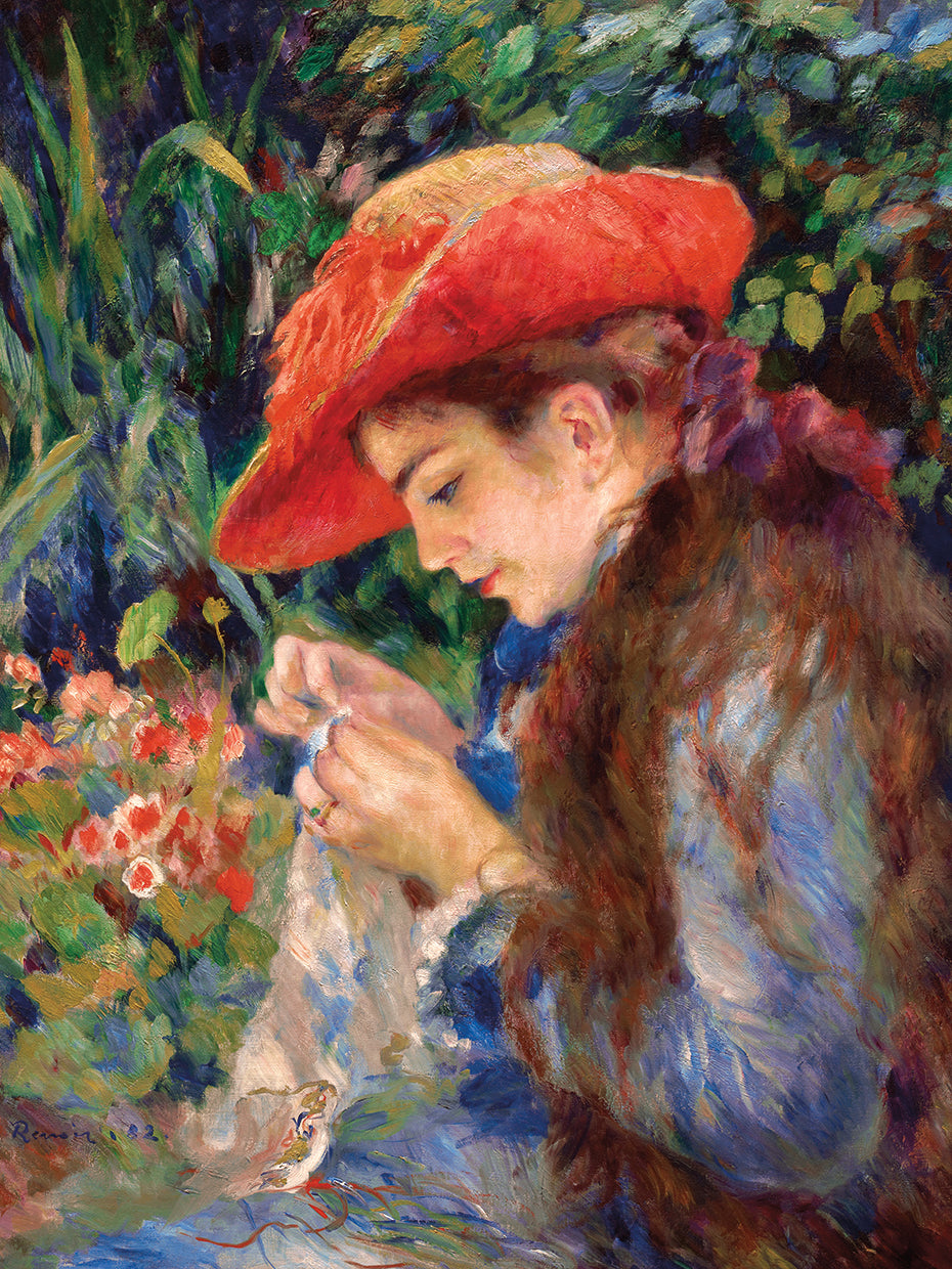 Marie-Thérèse Durand-Ruel Sewing, 1882