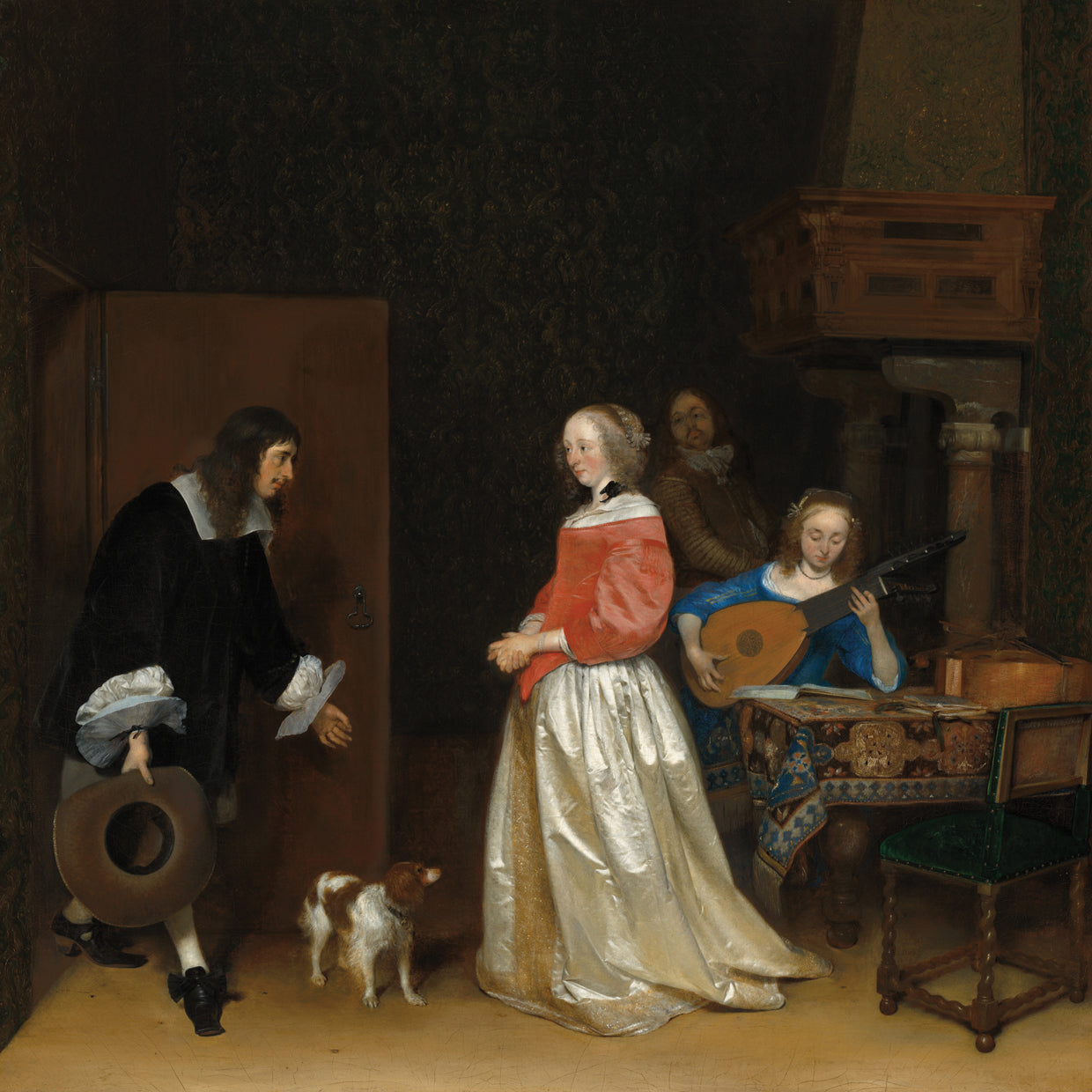 The Suitor's Visit, c. 1658